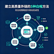 江州建站-建立高质量外链的5种白帽方法