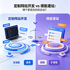 宁明建站-定制网站开发 vs 模板建站:哪个更适合你的企业?